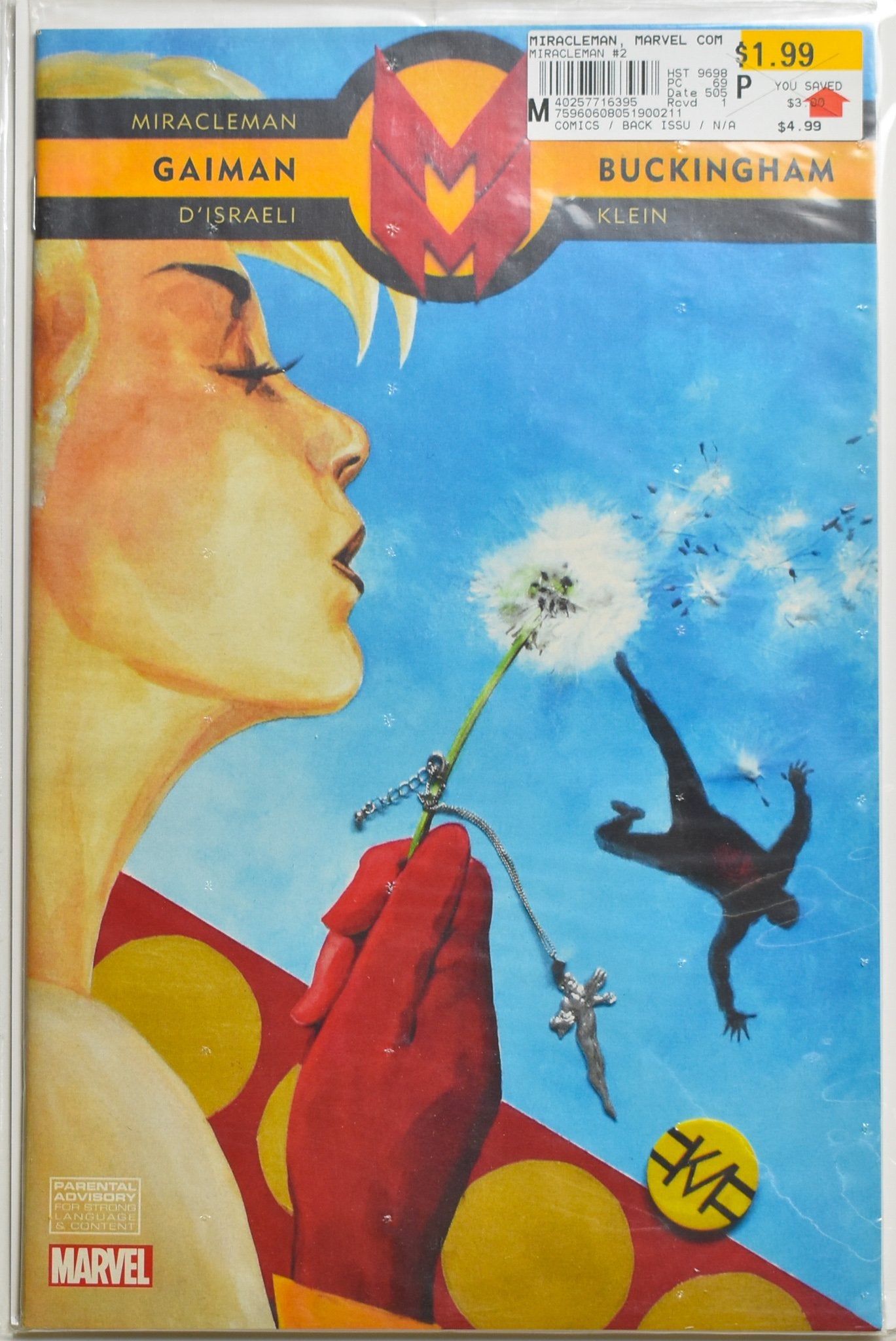 Miracle Man 2 Marvel Comic Book