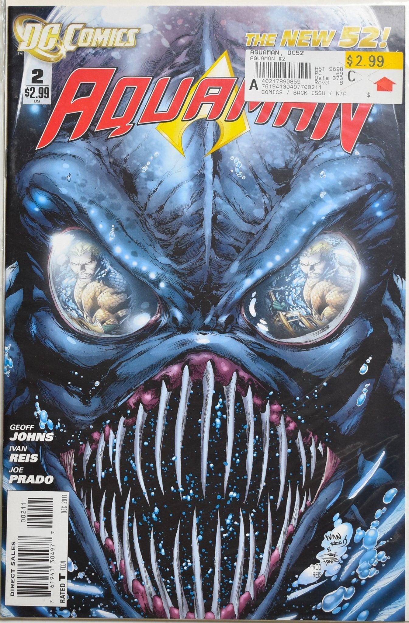 Aqua Man 2 Comic Book Dc Comics The new 52