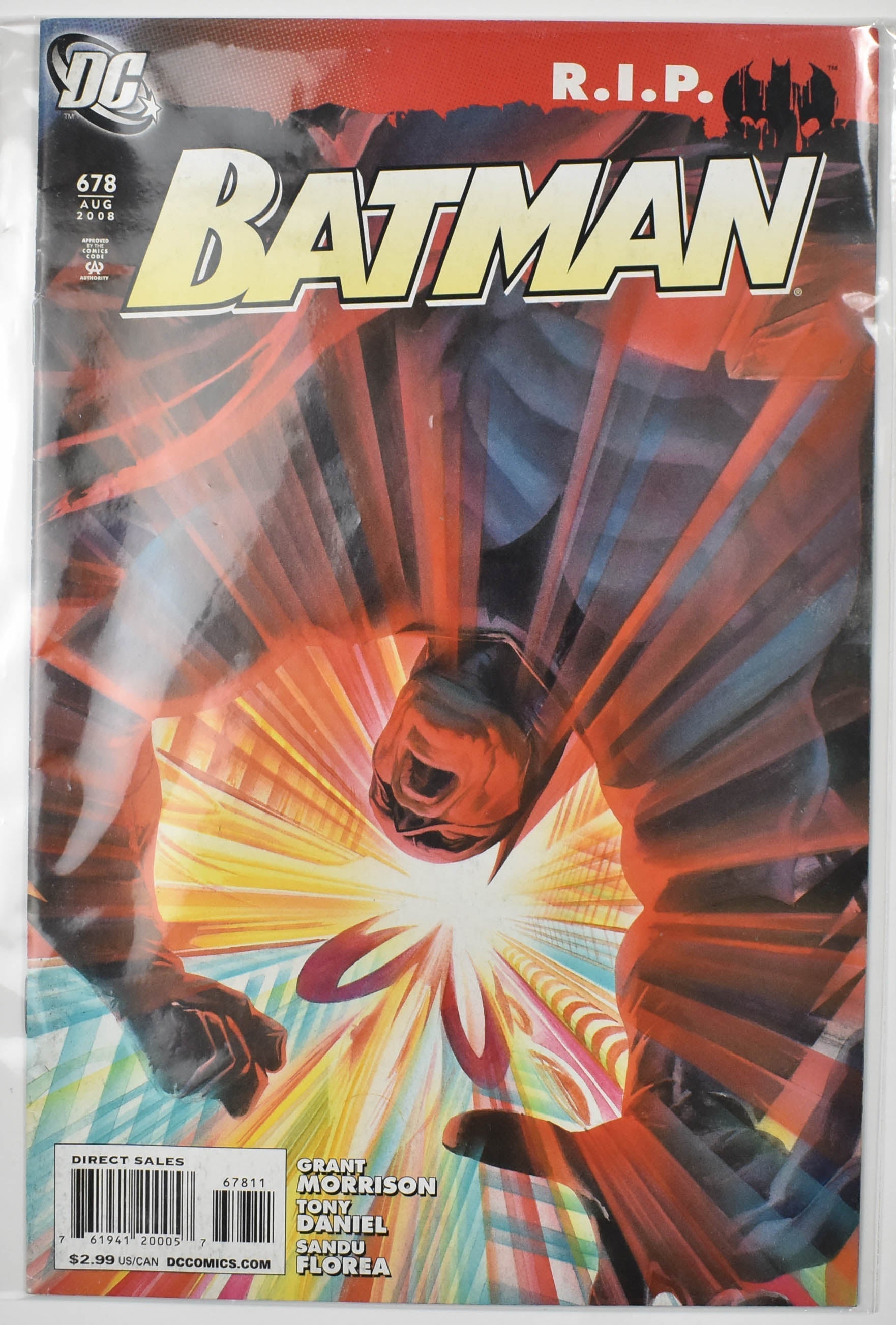 RIP Batman Detective Comics 678 AUG 2008 DC Comic