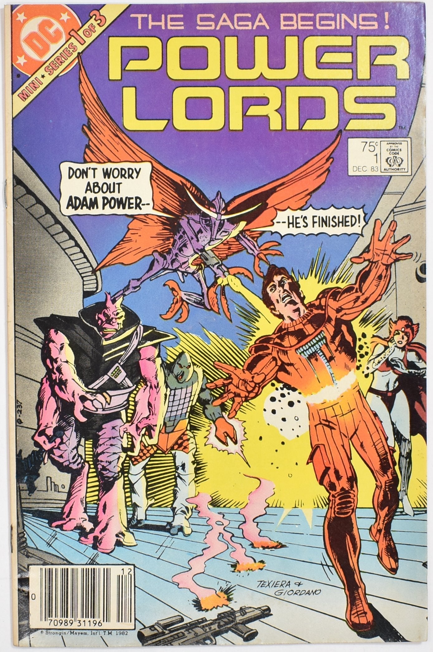 Power Lords The Saga Begins Mini Series 1 of 3 Dc Comic Book
