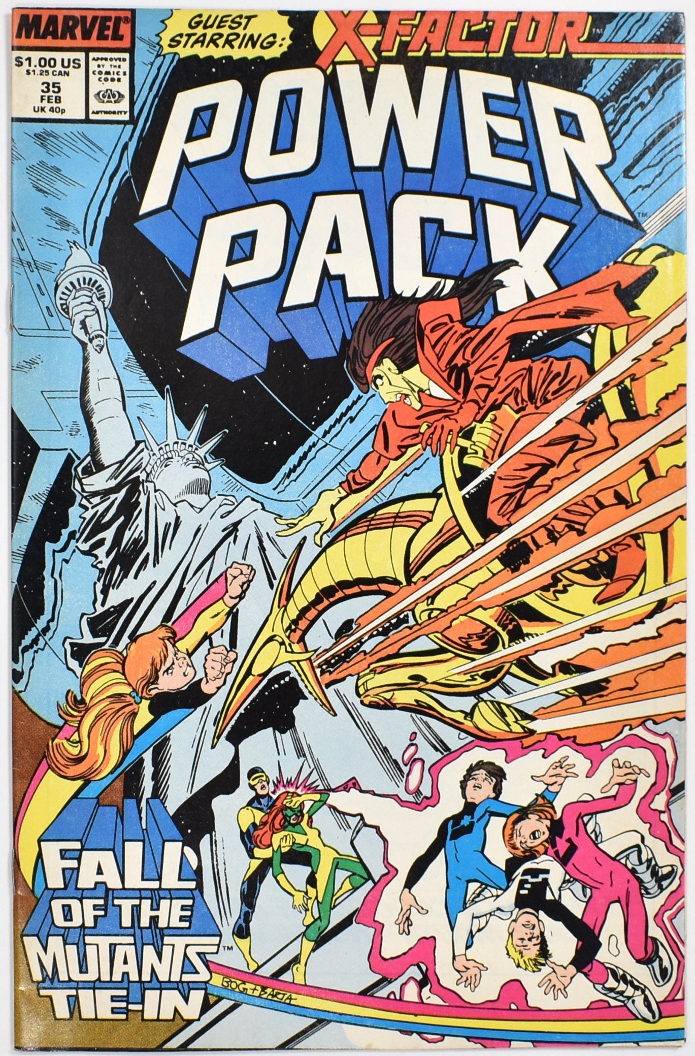Power Pack 35 Marvel Comics Comic Book