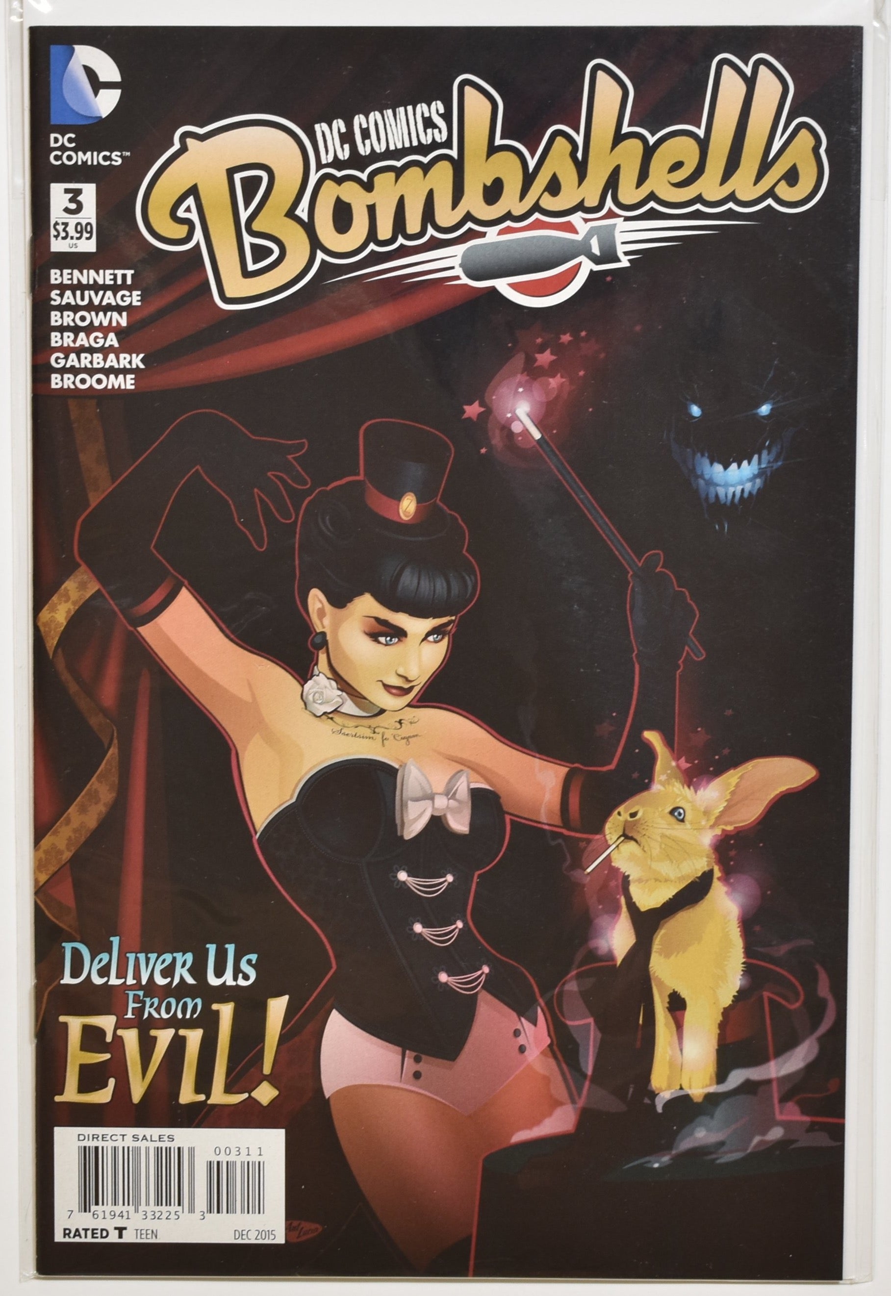 Bomb Shells Dc Comic Book 3 Deliver us from Evil