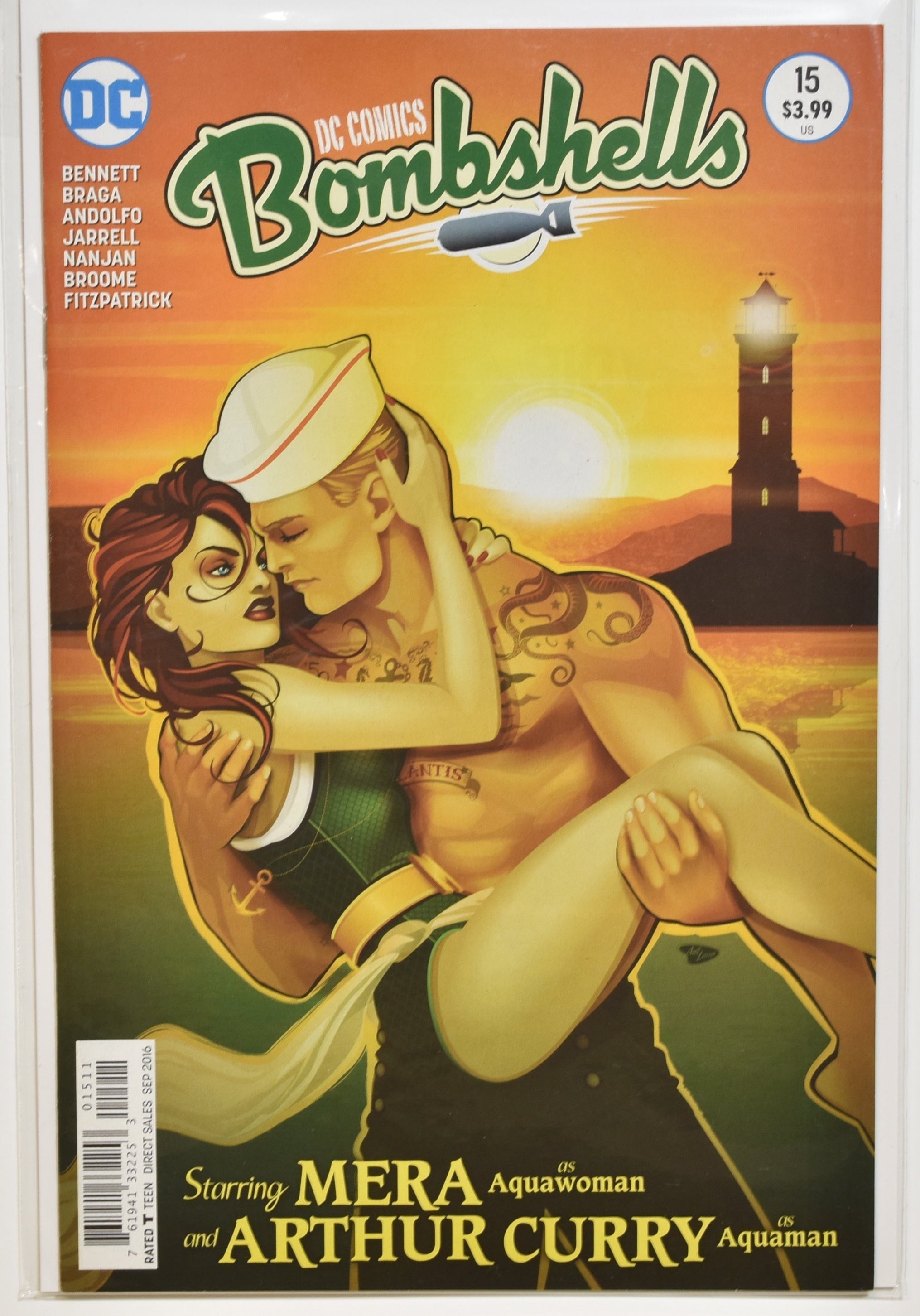 Bomb Shells Dc Comics 15 Aqua Woman and Arthur curry