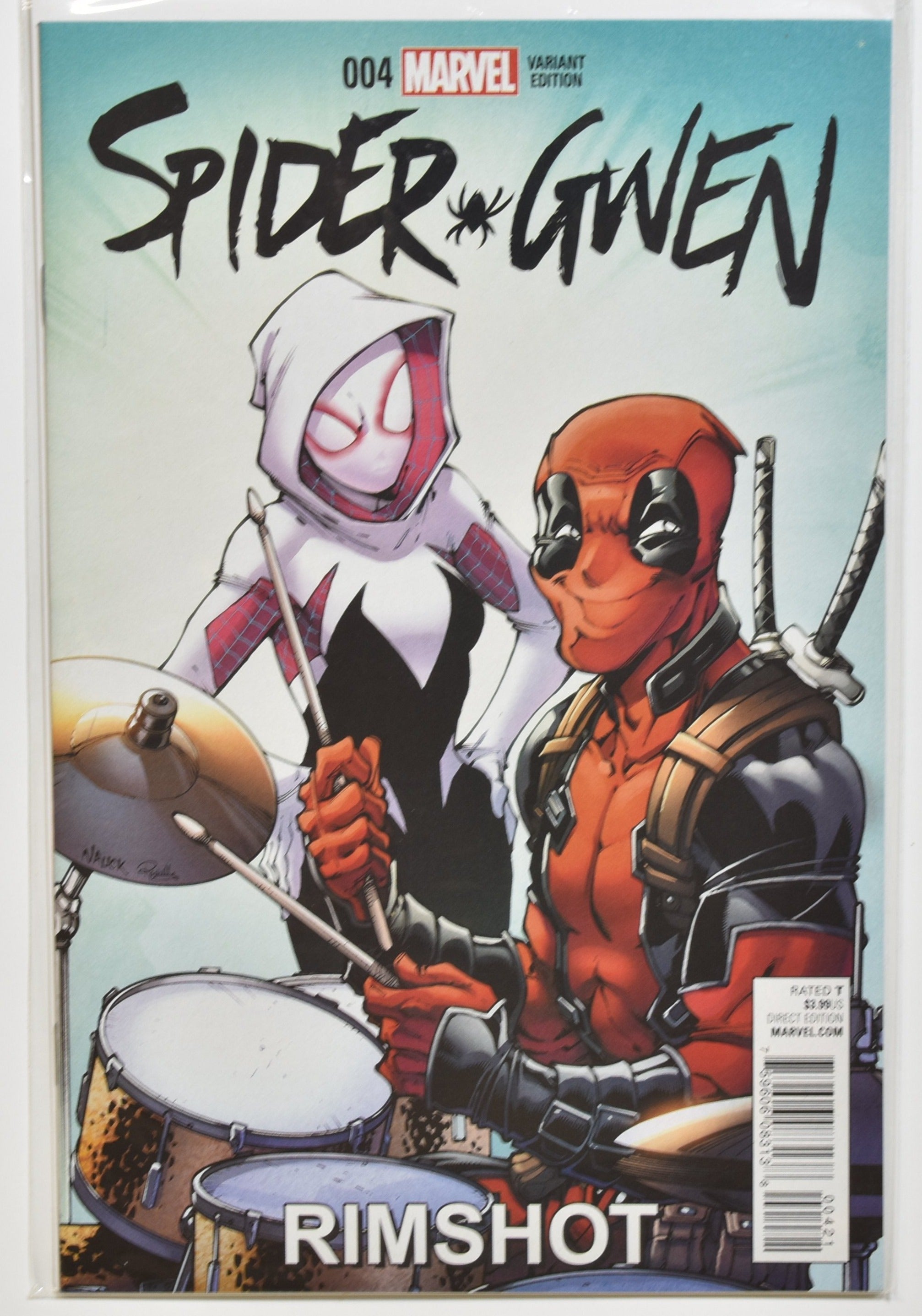 Spider Gwen 004 Variant Edition Rimshot Marvel Comics