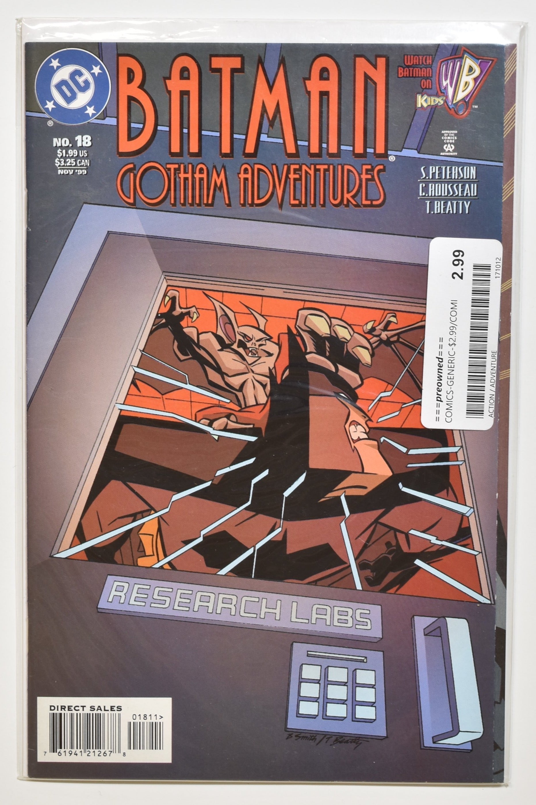 Batman Gotham Adventures No. 18 Dc Comics