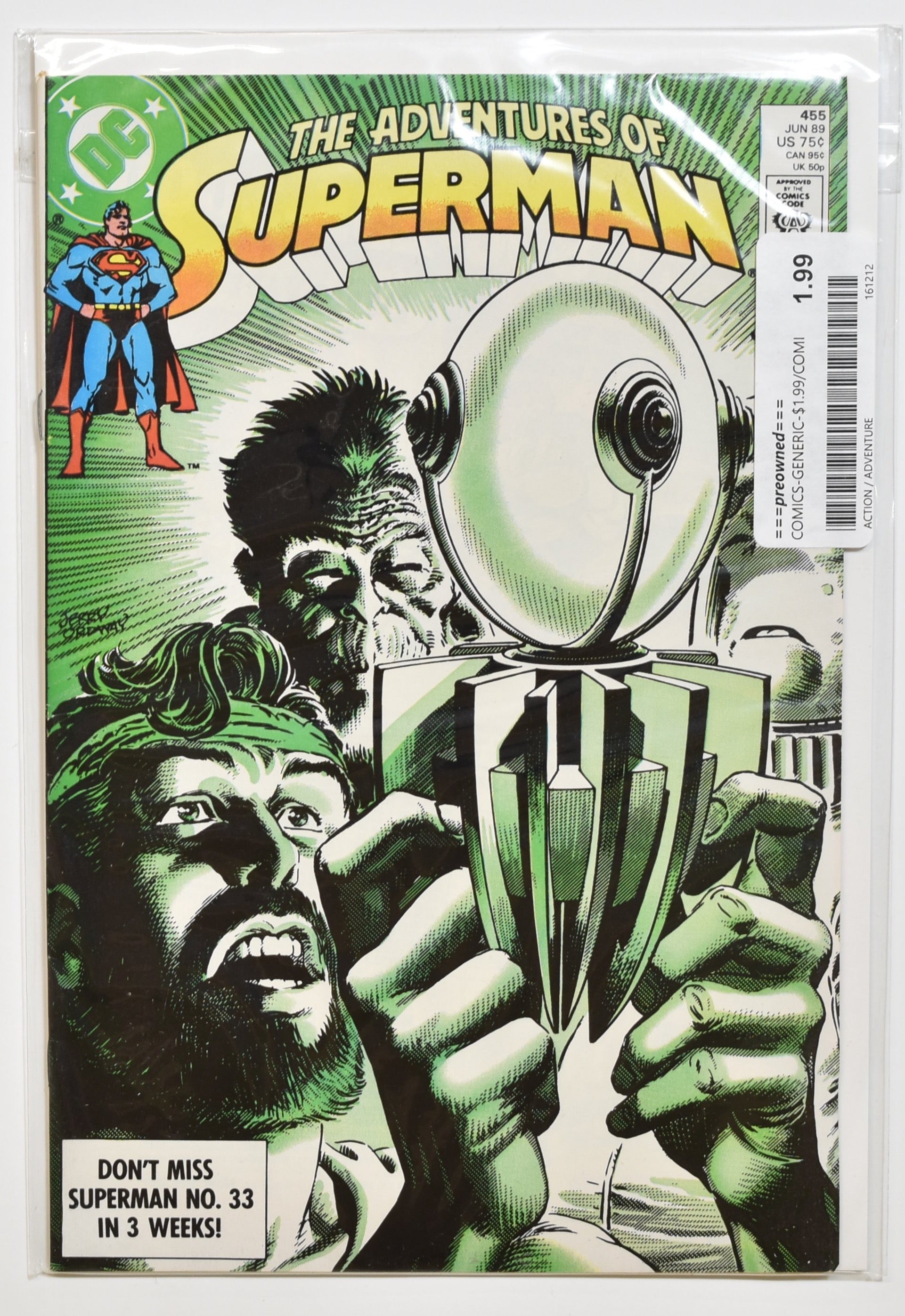 The Adventures of Superman 455 Comic Books Dc Comics