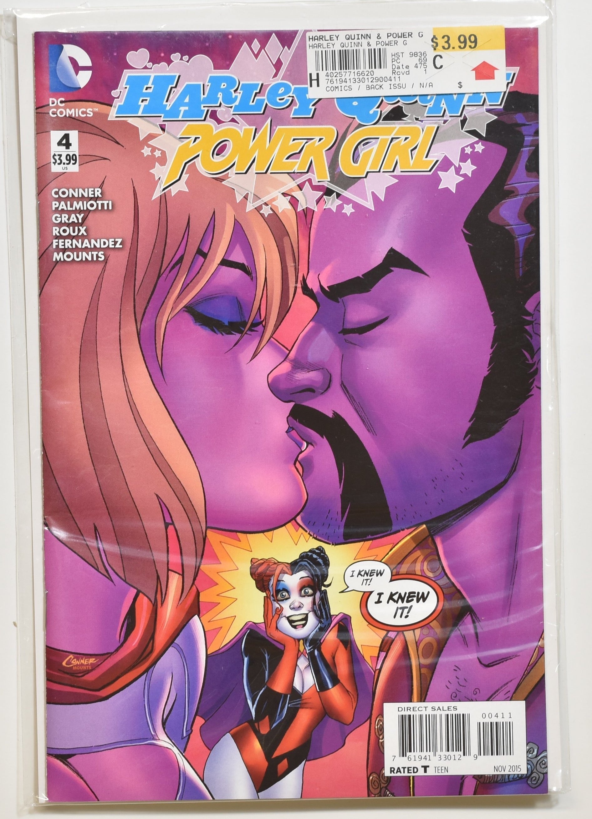 Harley Quinn Power Girl No. 4 Dc Comics Comic Book