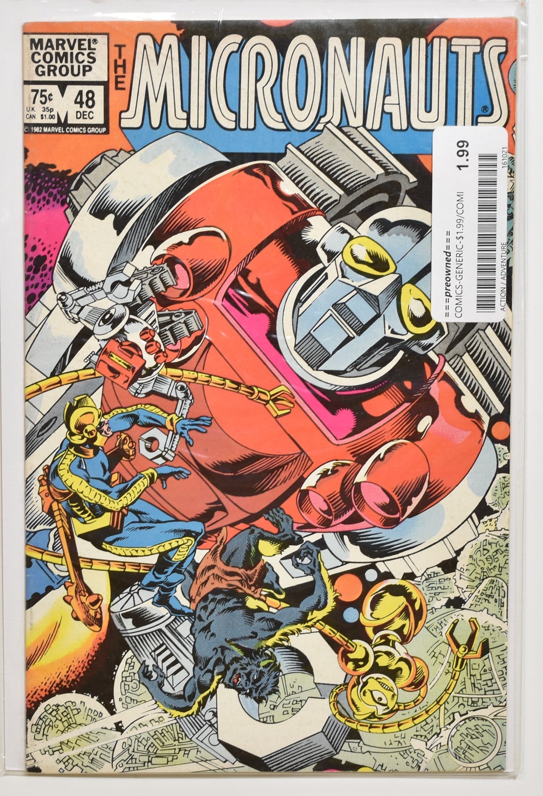 Micronauts Comic Book 48 Dec Marvel Comics