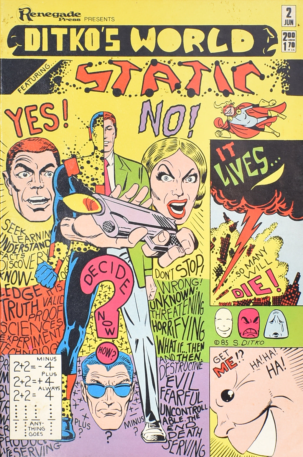 Ditkos World Issue 2 Renegade Press June 2nd Comic Book Anything Goes