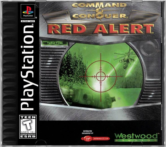 Command & Conquer - Red Alert PS1 Sony Playstation 1 Used Video Game
