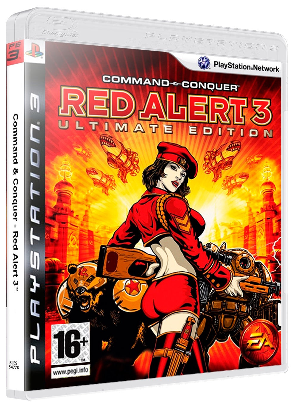 Command Conquer Red Alert 3 PS3 Sony Playstation 3 Used Video Game
