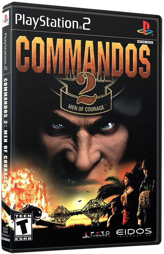 Commandos 2 - Men of Courage PS2 Sony Playstation 2 Used Video Game PS2