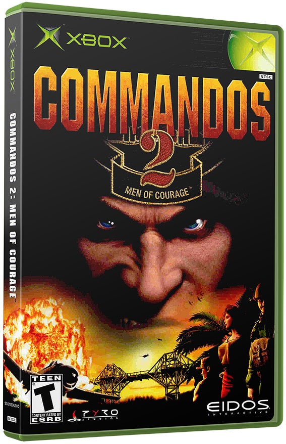 Commandos 2 - Men of Courage Used Microsoft XBOX Original Video Game