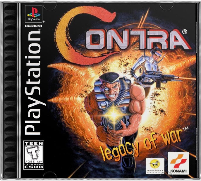 Contra - Legacy of War PS1 Sony Playstation 1 Used Video Game