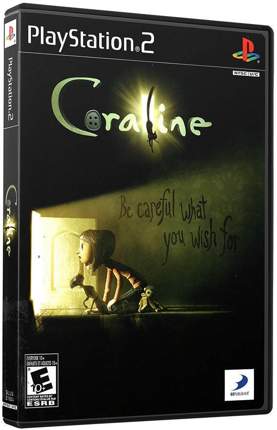 Coraline PS2 Sony Playstation 2 Used Video Game PS2