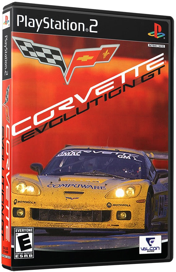 Corvette Evolution GT PS2 Sony Playstation 2 Used Video Game PS2