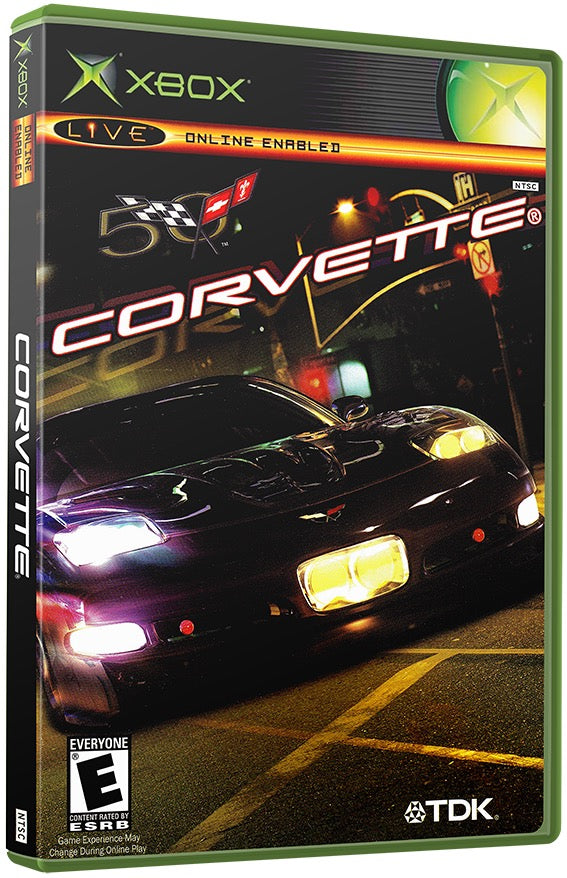 Corvette Used Microsoft XBOX Original Video Game