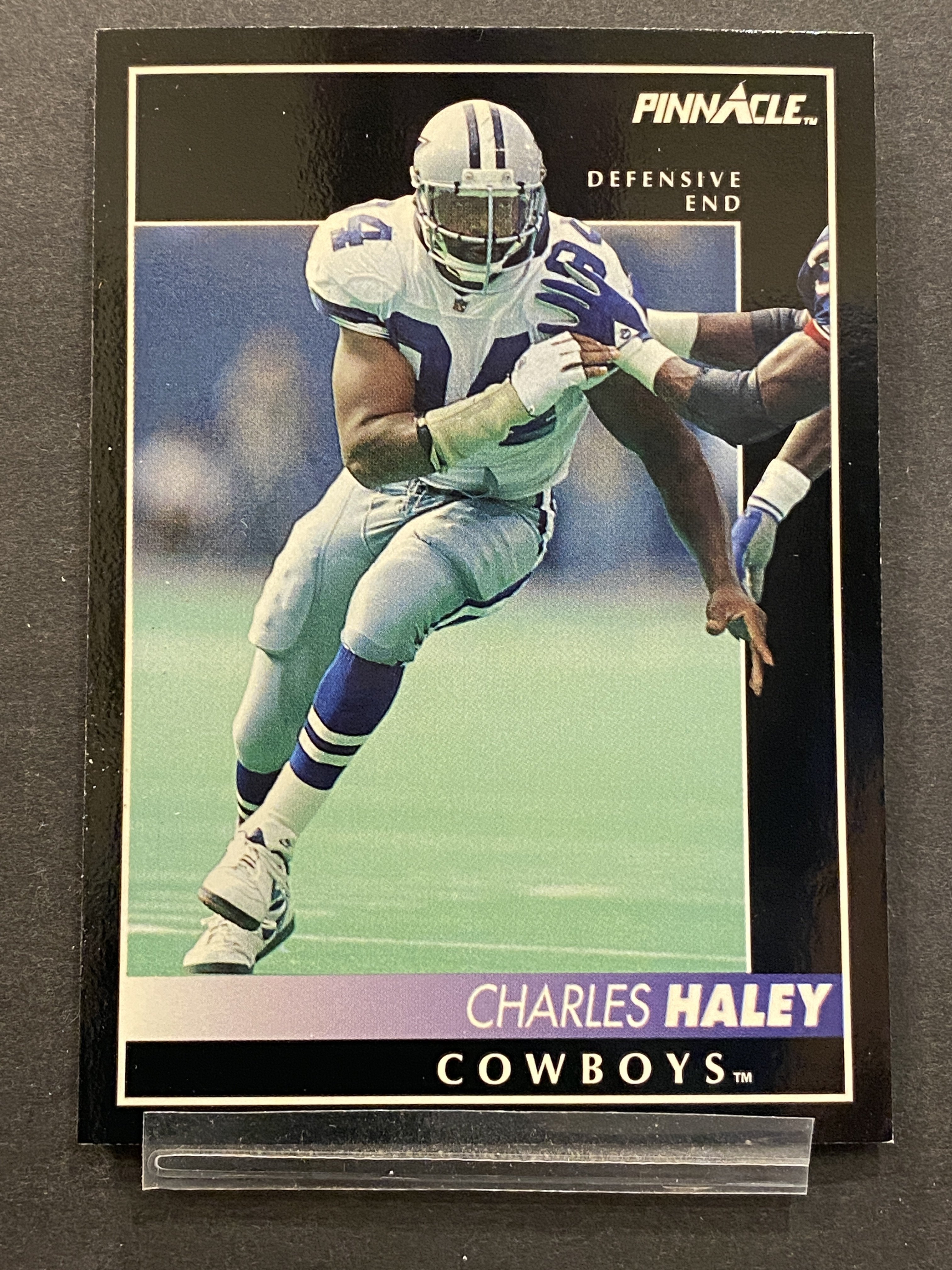 Charles Haley Pinnacle Football Card Dallas Cowboys