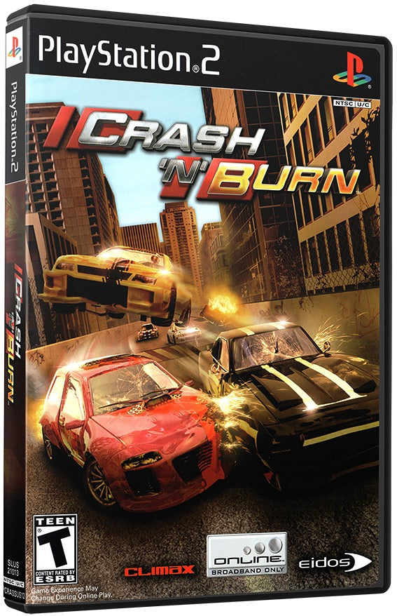 Crash 'N' Burn PS2 Sony Playstation 2 Used Video Game PS2