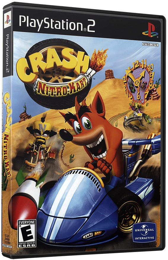 Crash Nitro Kart PS2 Sony Playstation 2 Used Video Game PS2