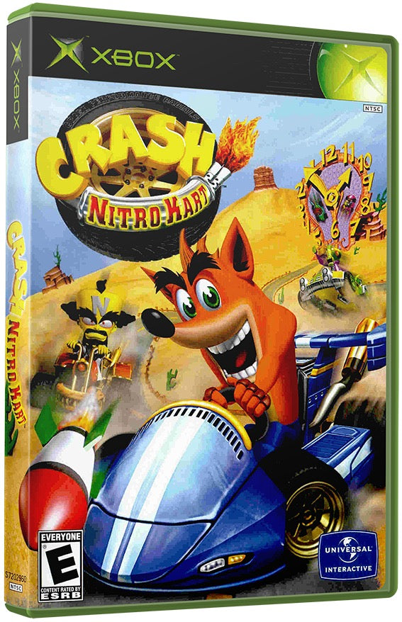 Crash Nitro Kart Used Microsoft XBOX Original Video Game