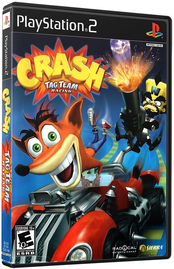 Crash Tag Team Racing PS2 Sony Playstation 2 Used Video Game PS2