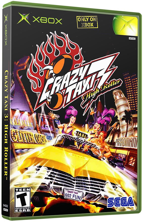 Crazy Taxi 3 - High Roller Used Microsoft XBOX Original Video Game