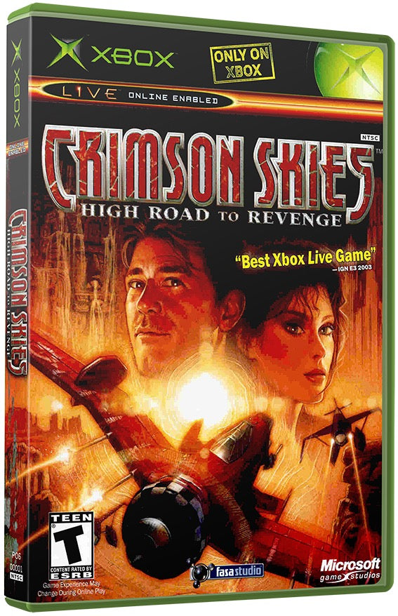 Crimson Skies - High Road to Revenge Used Microsoft XBOX Original Video Game