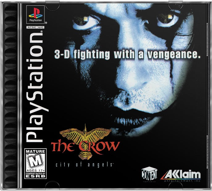 Crow, The - City of Angels PS1 Sony Playstation 1 Used Video Game
