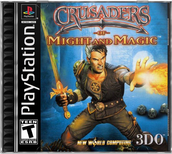 Crusaders of Might and Magic PS1 Sony Playstation 1 Used Video Game