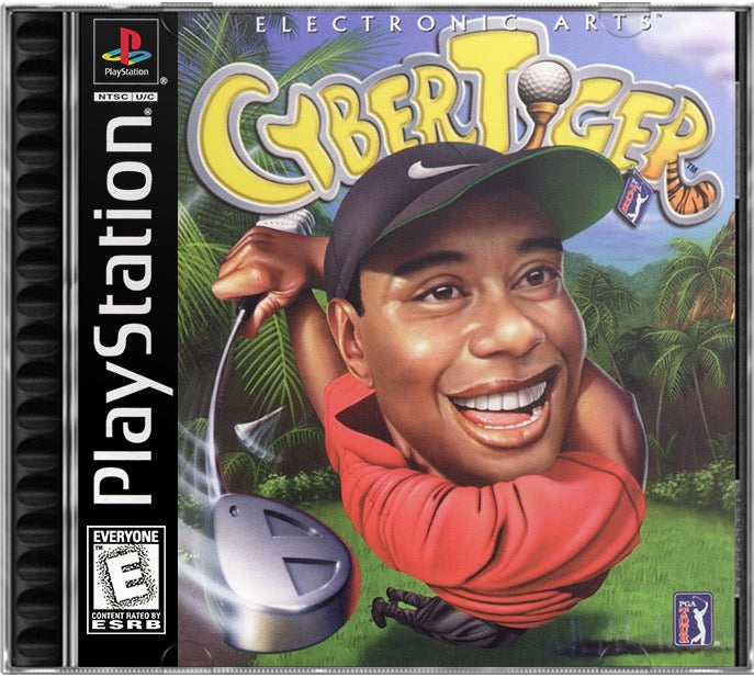 CyberTiger PS1 Sony Playstation 1 Used Video Game
