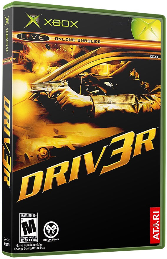 DRIV3R Used Microsoft XBOX Original Video Game