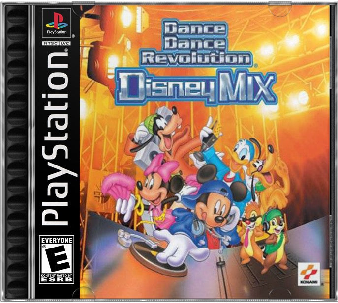 Dance Dance Revolution - Disney Mix PS1 Sony Playstation 1 Used Video Game