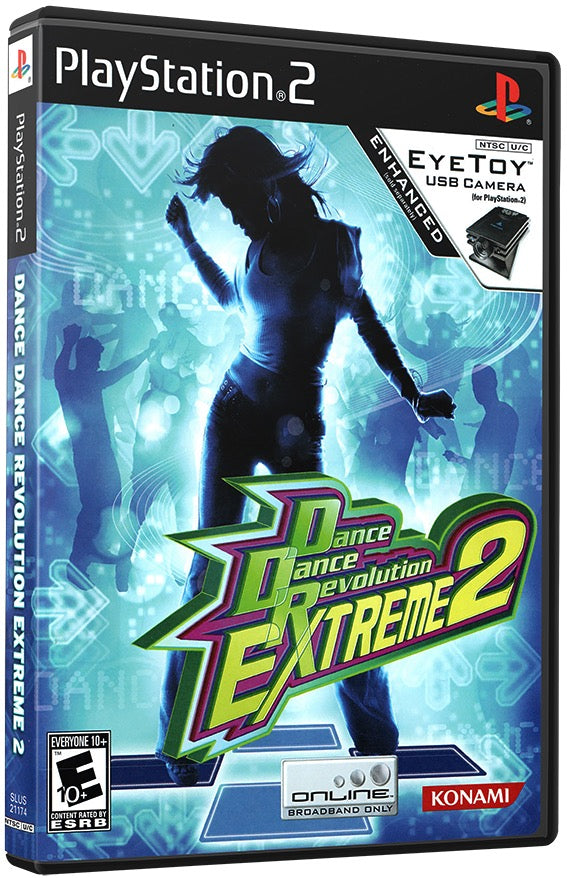 Dance Dance Revolution Extreme 2 PS2 Sony Playstation 2 Used Video Game PS2