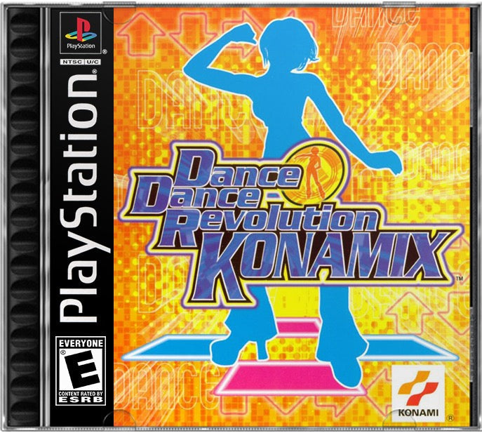 Dance Dance Revolution Konamix PS1 Sony Playstation 1 Used Video Game