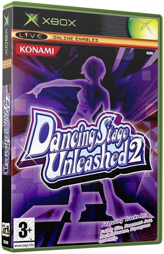 Dancing Stage Unleashed 2 Used Microsoft XBOX Original Video Game