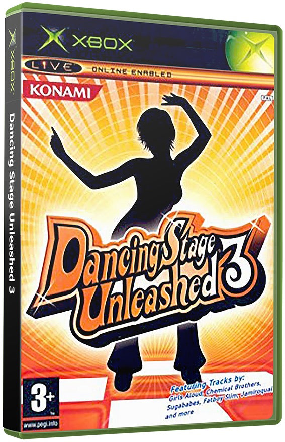 Dancing Stage Unleashed 3 Used Microsoft XBOX Original Video Game