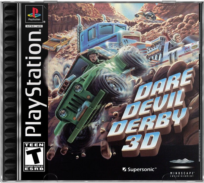 Dare Devil Derby 3D PS1 Sony Playstation 1 Used Video Game