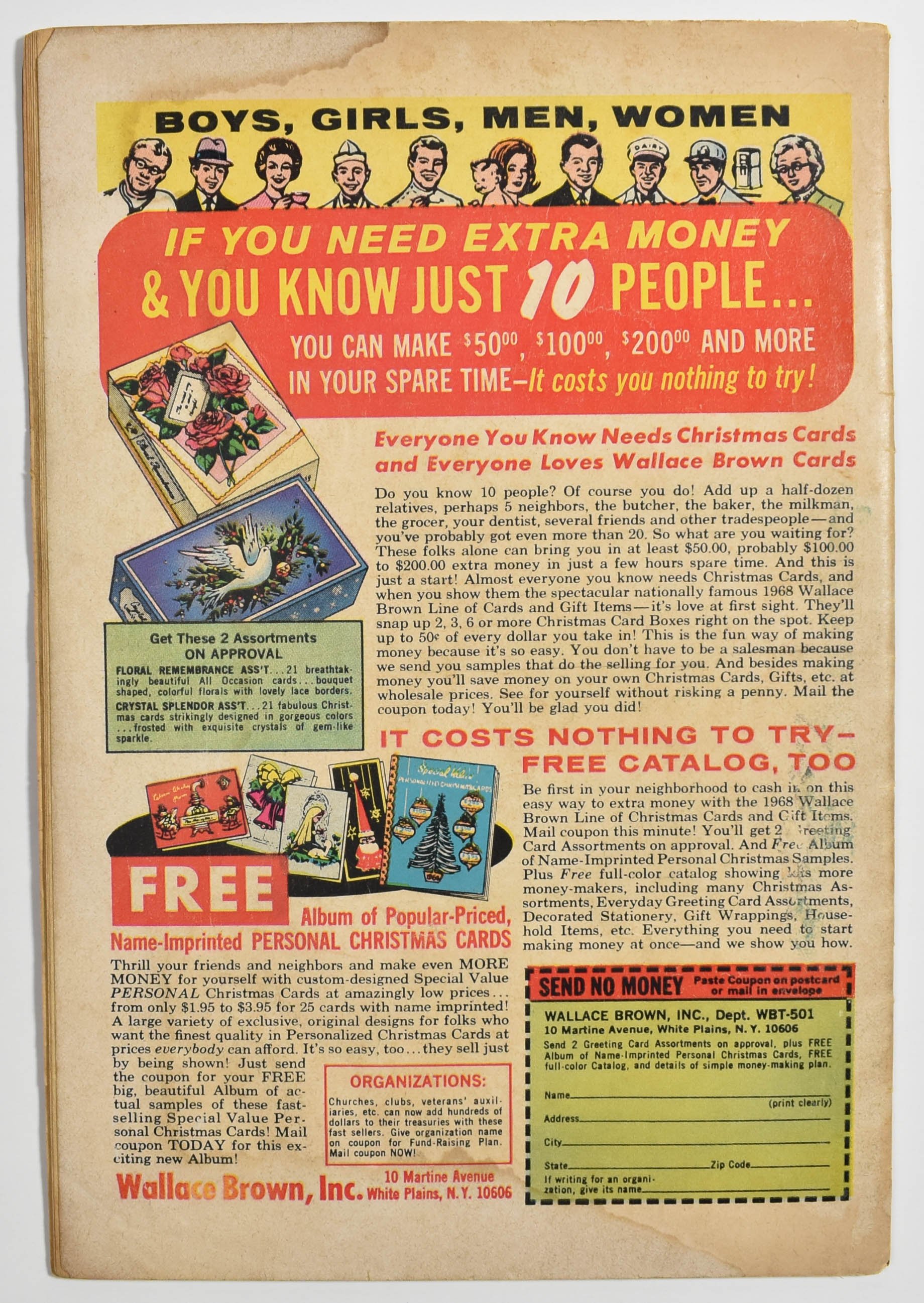 Daredevil Comic Book 43 August 1968 In Combat with Captain America