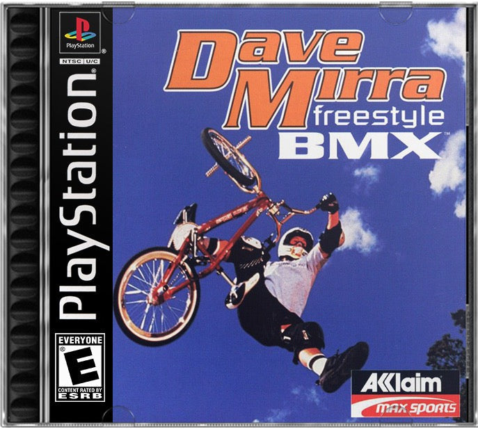 Dave Mirra Freestyle BMX PS1 Sony Playstation 1 Used Video Game