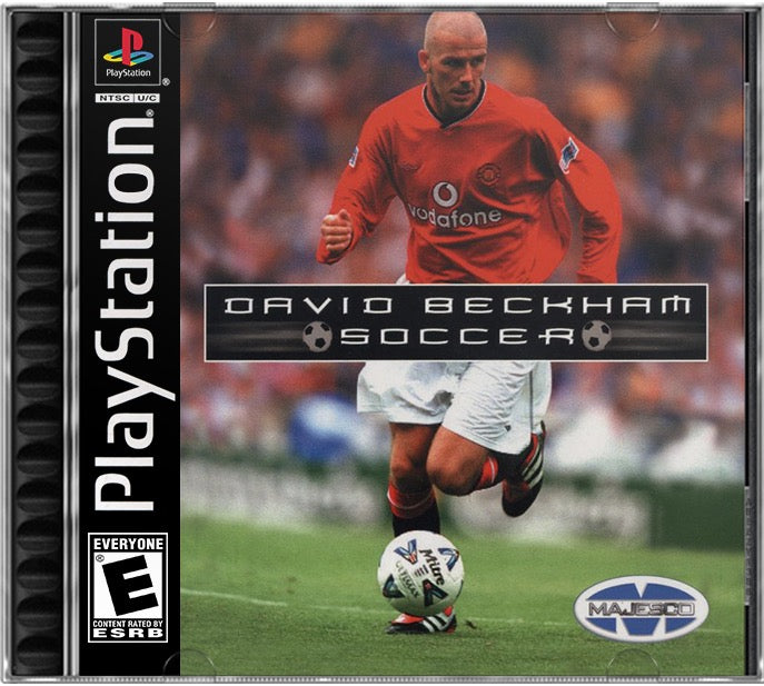 David Beckham Soccer PS1 Sony Playstation 1 Used Video Game