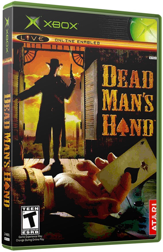 Dead Man's Hand Used Microsoft XBOX Original Video Game