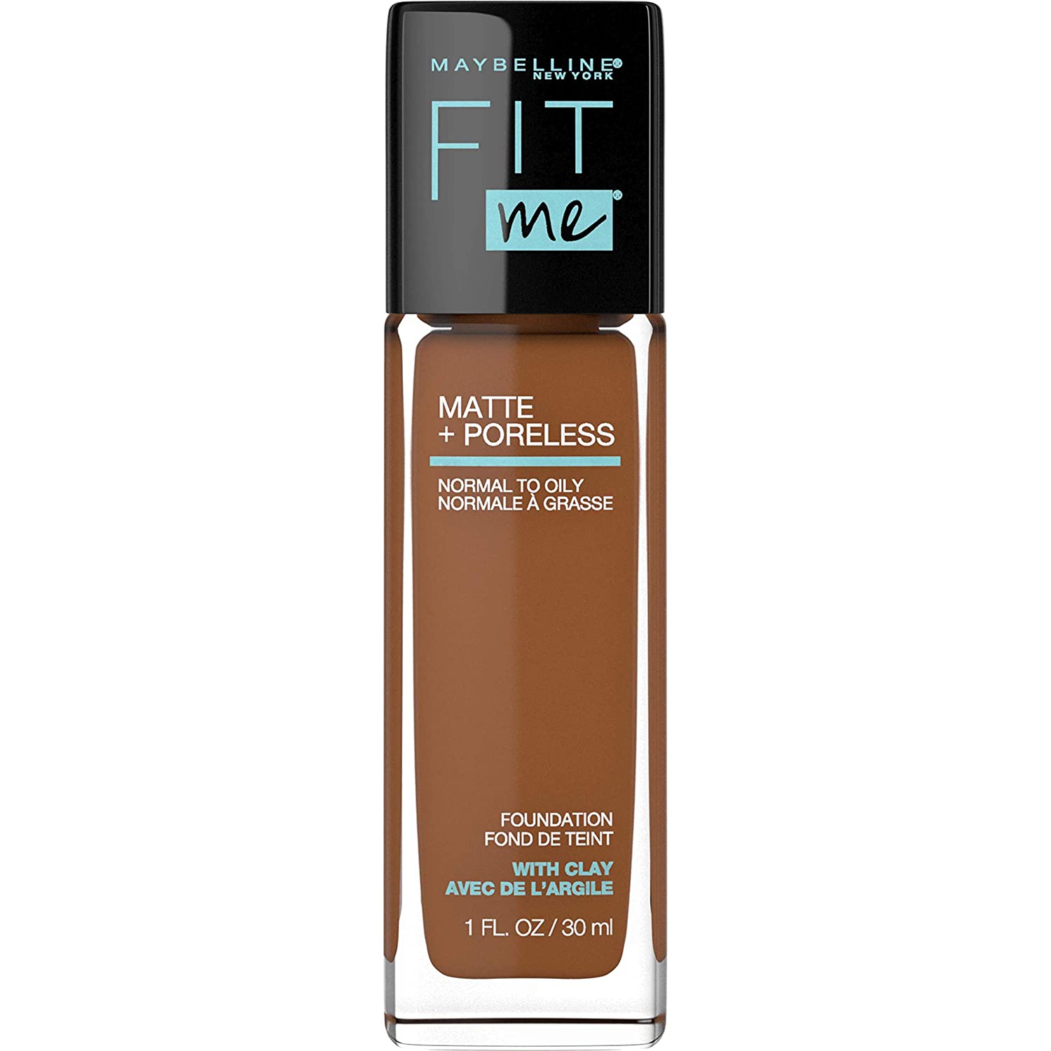 Deep Golden Fit Me Matte + Poreless Liquid Foundation