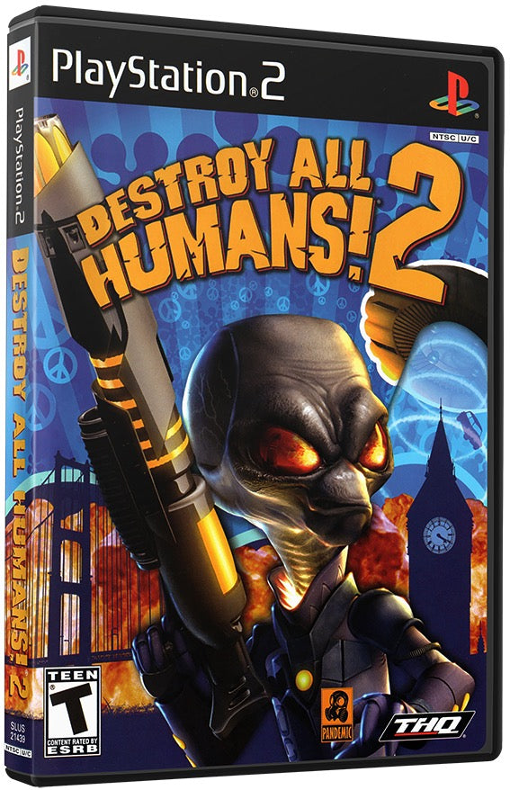 Destroy All Humans! 2 PS2 Sony Playstation 2 Used Video Game PS2