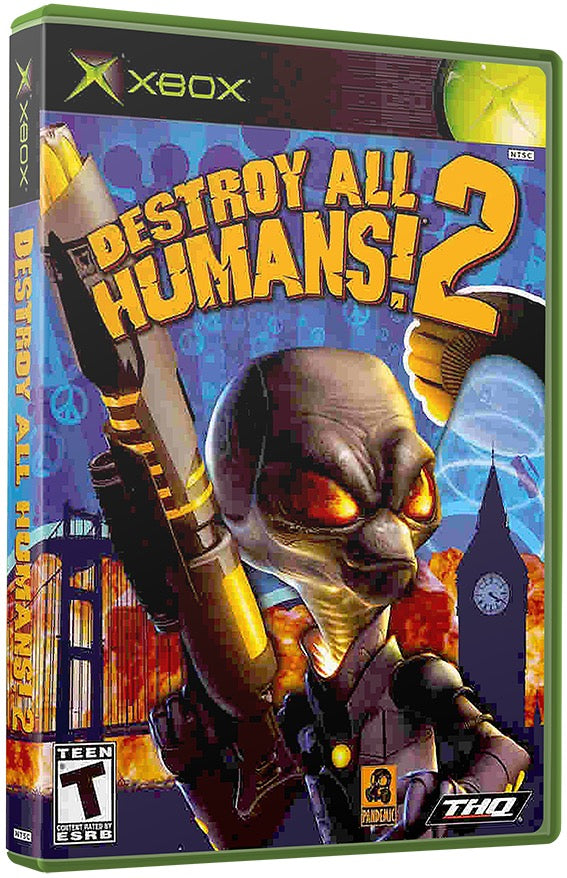 Destroy All Humans! 2 Used Microsoft XBOX Original Video Game
