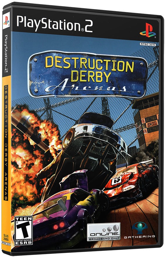 Destruction Derby Arenas PS2 Sony Playstation 2 Used Video Game PS2