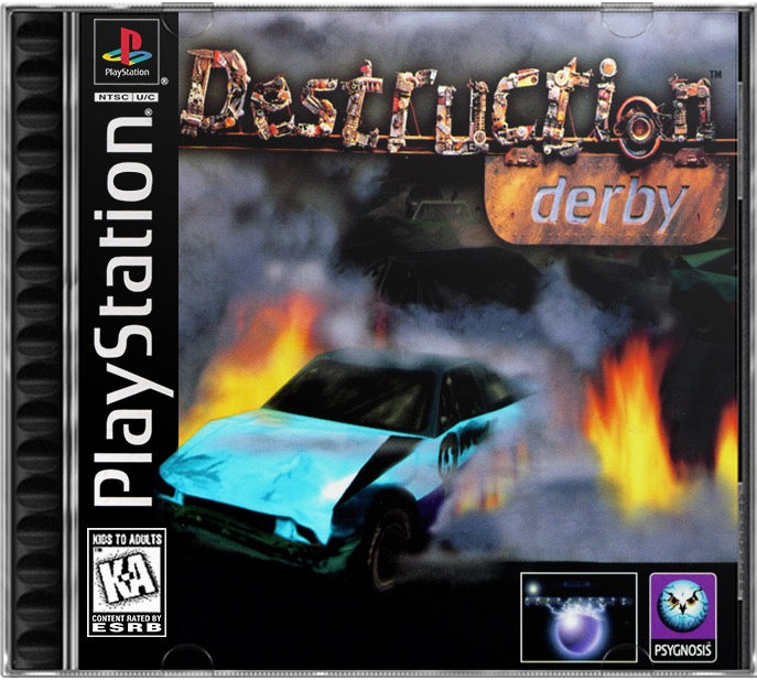 Destruction Derby PS1 Sony Playstation 1 Used Video Game