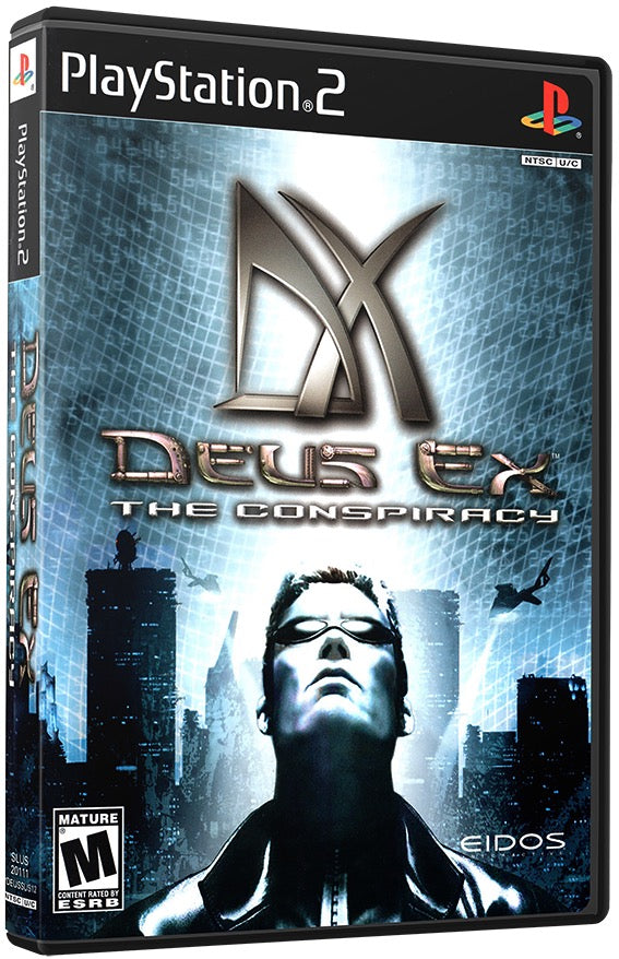 Deus Ex - The Conspiracy PS2 Sony Playstation 2 Used Video Game PS2