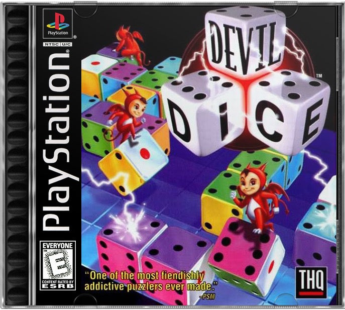 Devil Dice PS1 Sony Playstation 1 Used Video Game