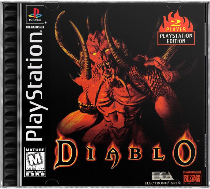 Diablo PS1 Sony Playstation 1 Used Video Game